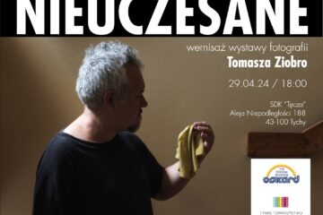 Tychy SDK Tęcza, plakat wystawy fotografii Tomasza Ziobro